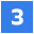 3 three square blue