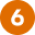 6 six circle orange