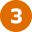 3 three circle orange